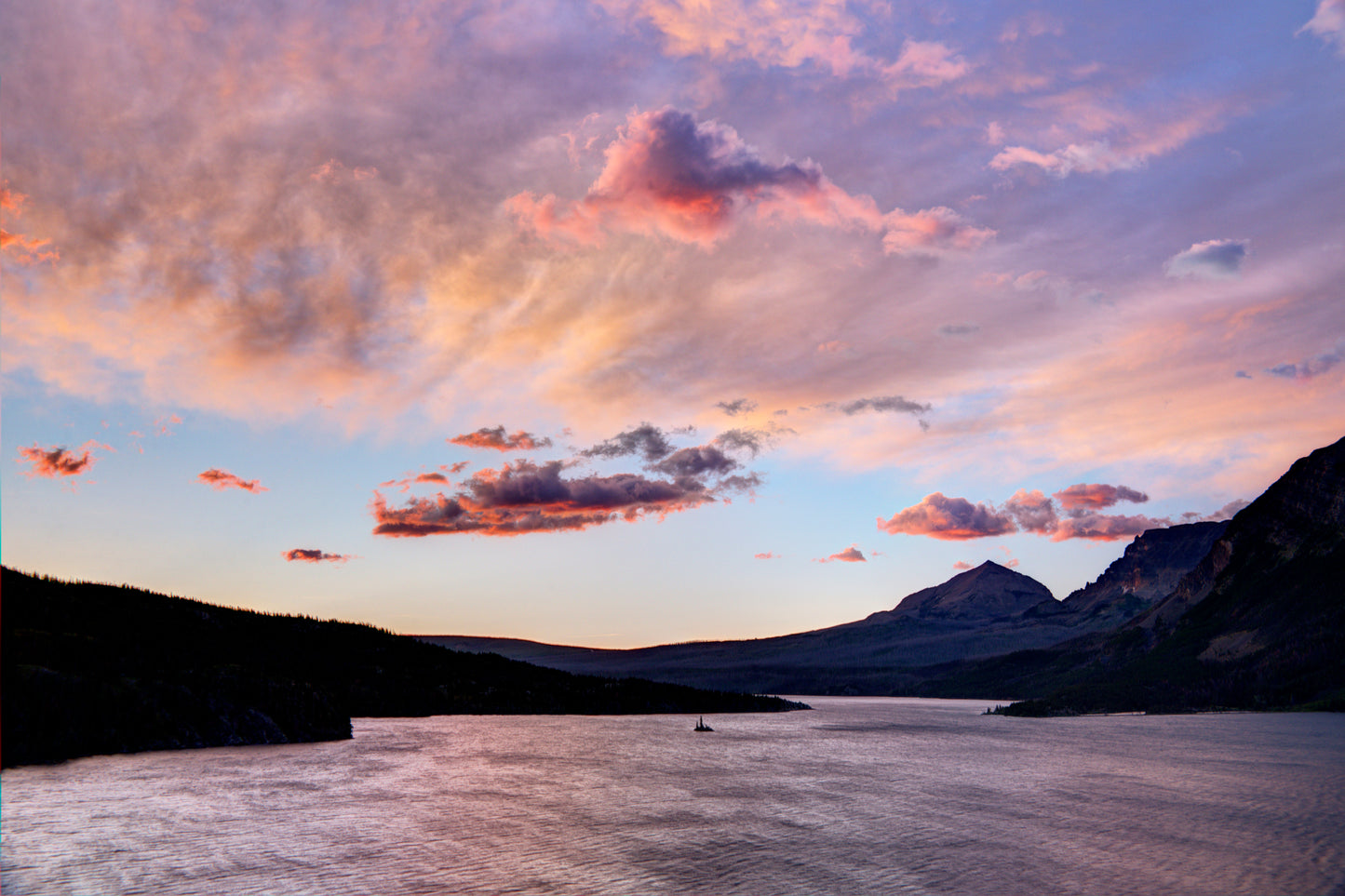 MT0002 - Sunrise at St. Mary Lake