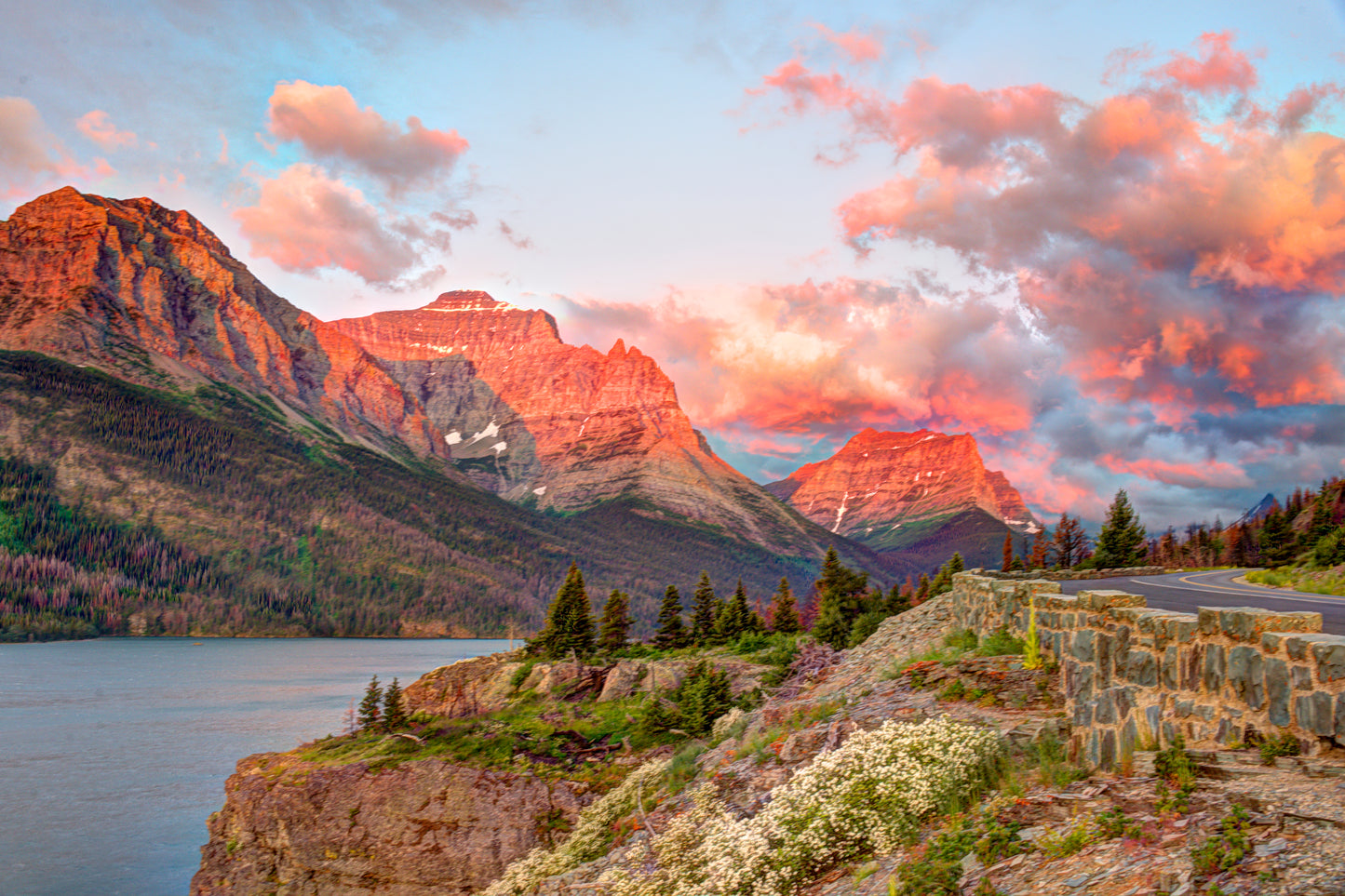 MT0012 - Brilliant Sunrise in Glacier NP