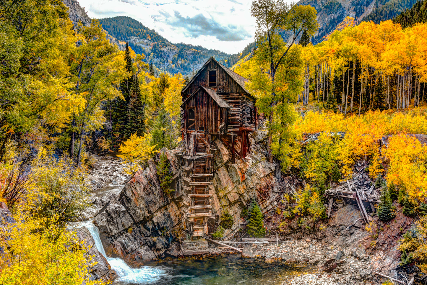 COL0026 - Crystal Mill in Autumn