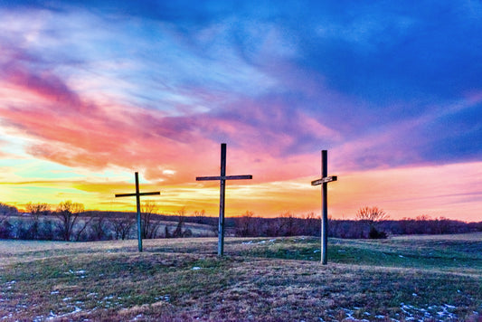 DG0029 - Three Crosses at Sunset