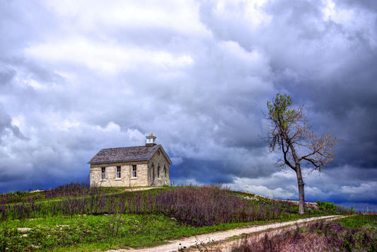 FH0022 - Stormy Day at the Lower Fox Creek School