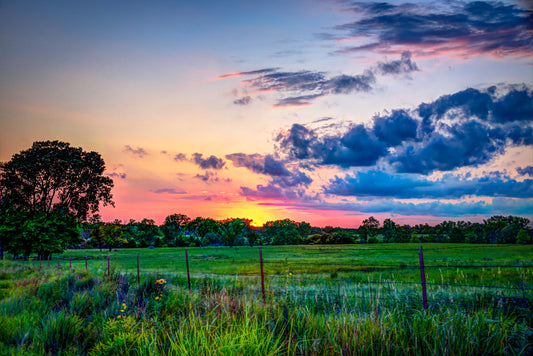 FH0054 - Sunset in the Eastern Flint Hills