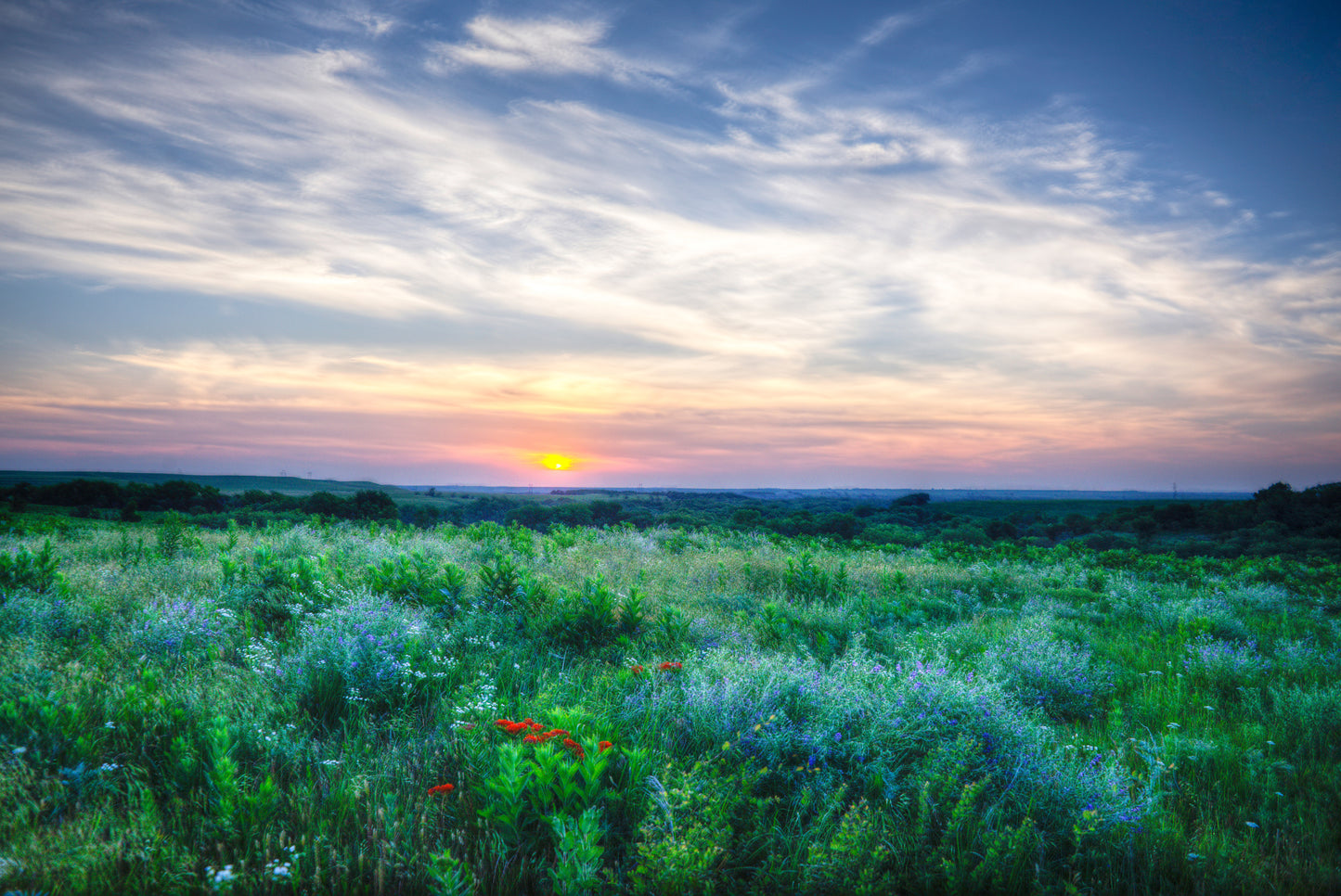 FH0064 - Summer Sunset On the Flying W Ranch