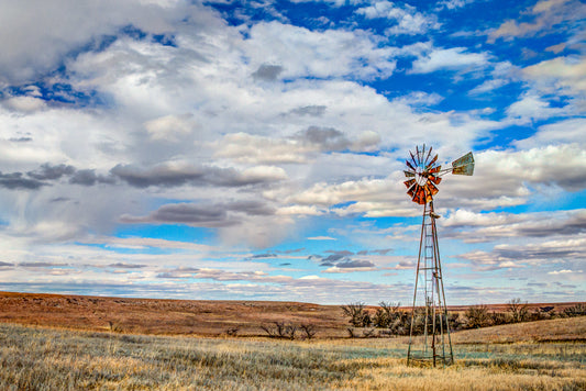 FH0120 - Wabaunsee Winter Windmill