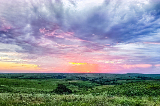 FH0165 - Summer Sunrise on the Flint Hills
