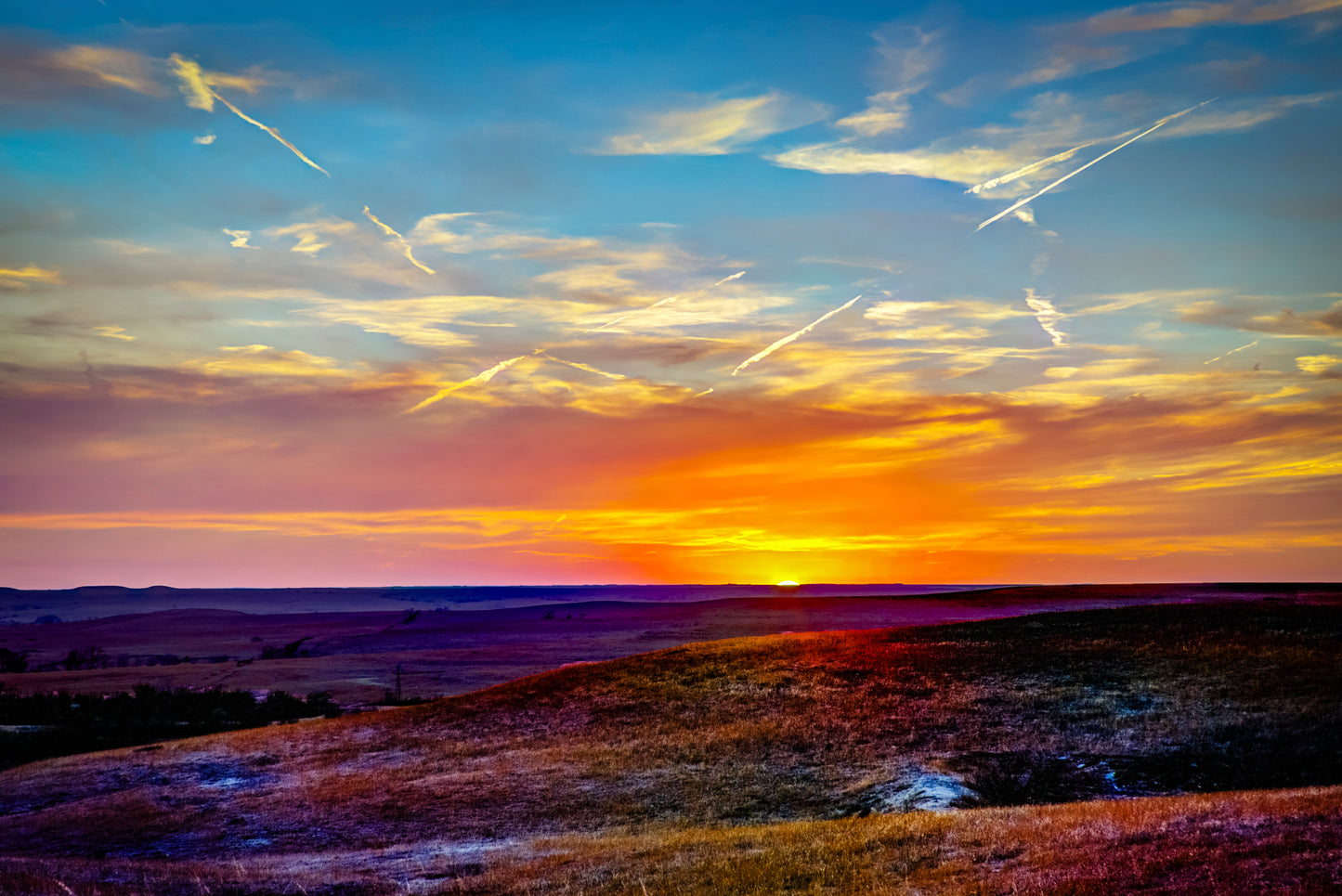 FH0176 - Sunset Along Skyline Road