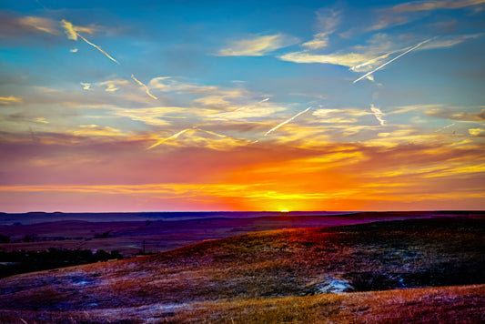 FH0176 - Sunset Along Skyline Road
