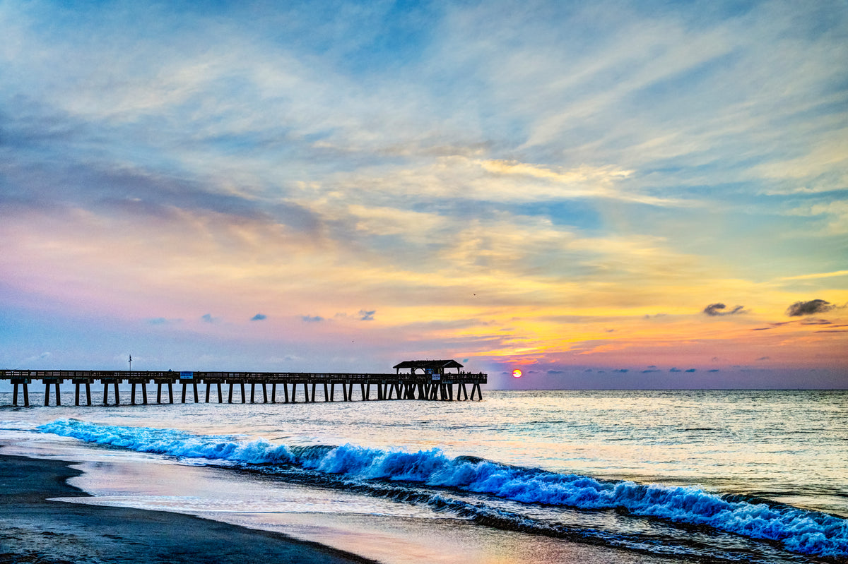 GA0007 - Sunrise at the Tybee Island Pier
