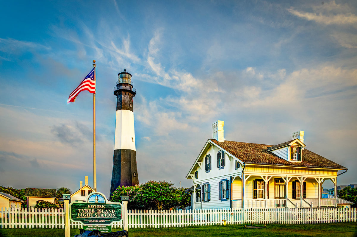 GA0008 - Tybee Island Light Sunrise