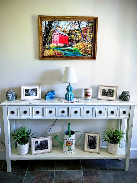 Testimonial - Alley Mill & Alley Spring Textured With Barn Wood Frame