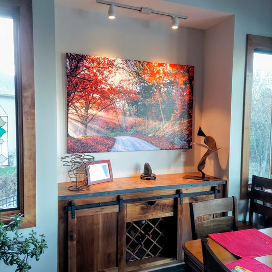 Testimonial - Turn Into the Evening Light on Canvas