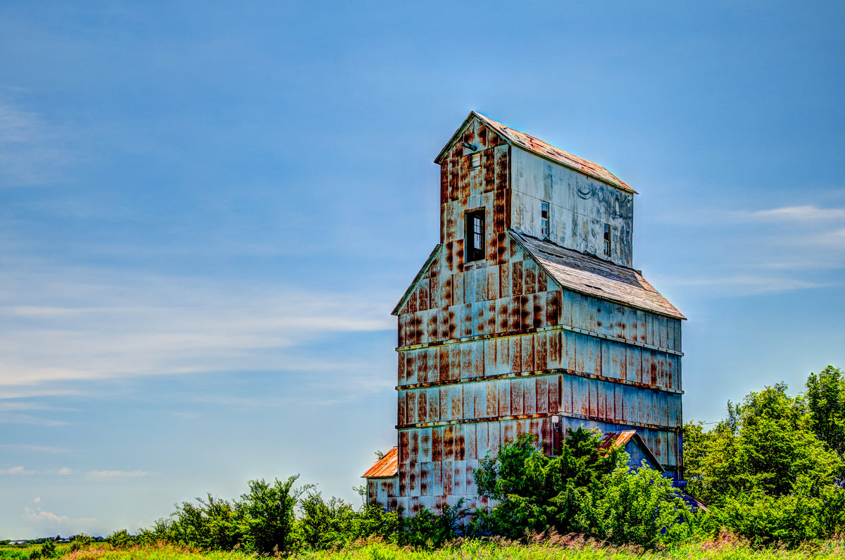 KS0025 - Abandoned Grain Bin in Dalton KS