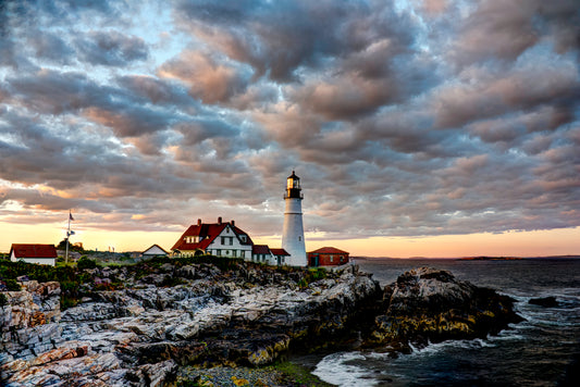 NE0032 - Portland Head Light Sunrise